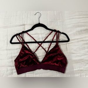 Victoria’s Secret PINK velvet bralette